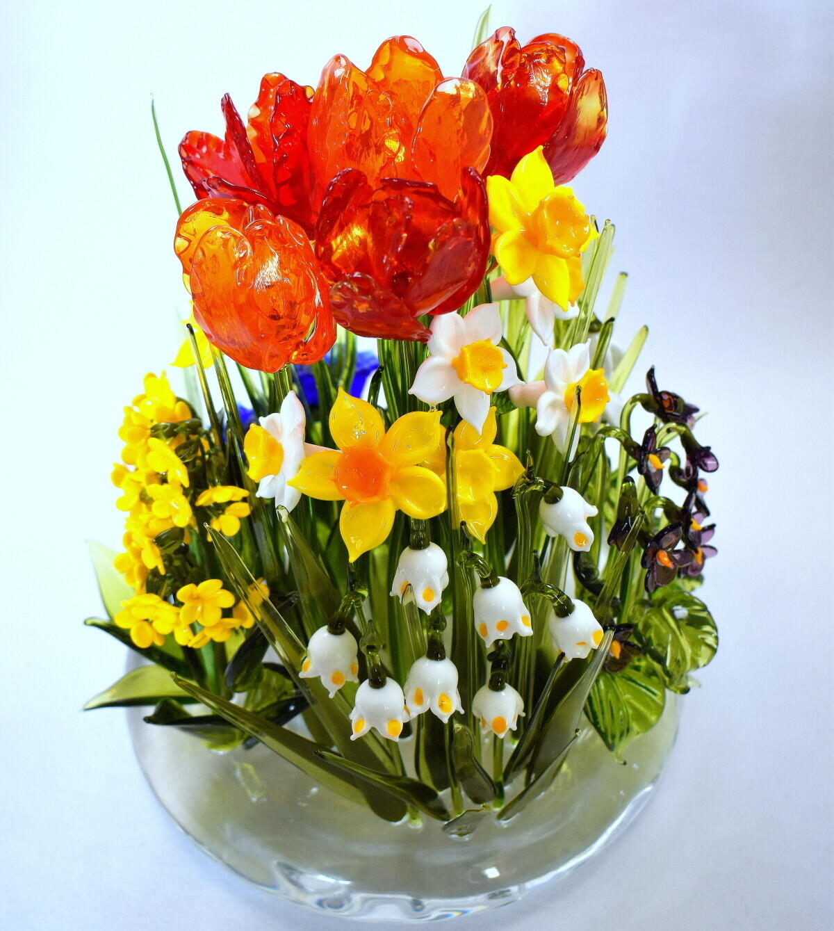 Skleněná louka sklářky Marie Horčičkové